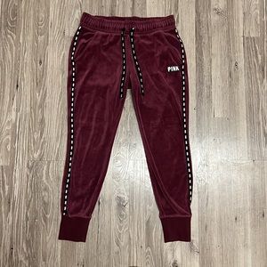 PINK by Victoria’s Secret velvet joggers